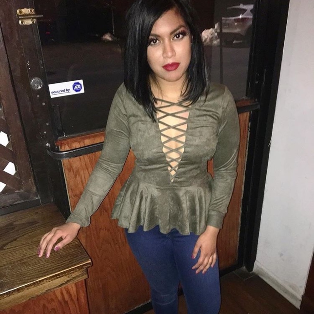 FASHIONNOVA OLIVE TOP