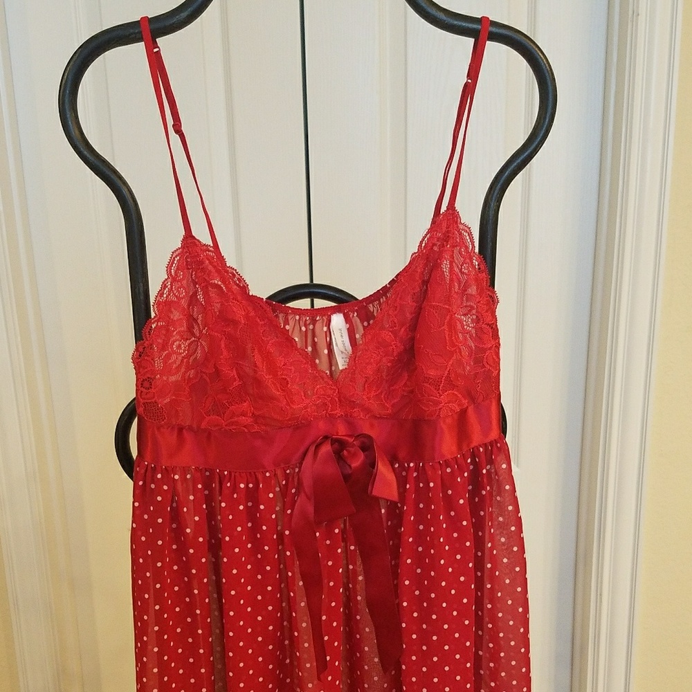 ❤Iner Secret" red camisoles size  LX