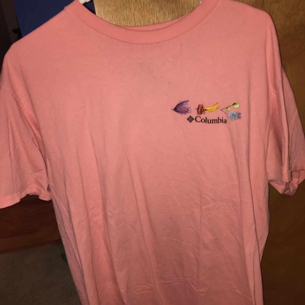 Columbia fishing t shirt