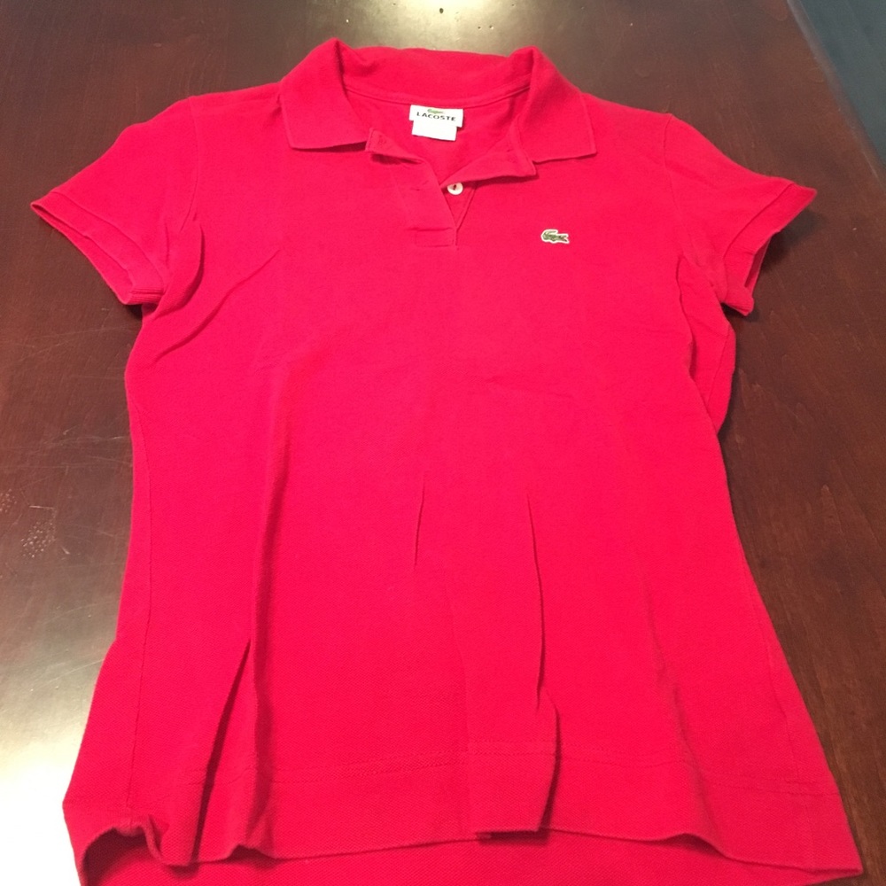 Lacoste polo size 38