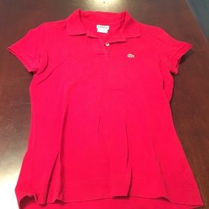 Lacoste polo size 38