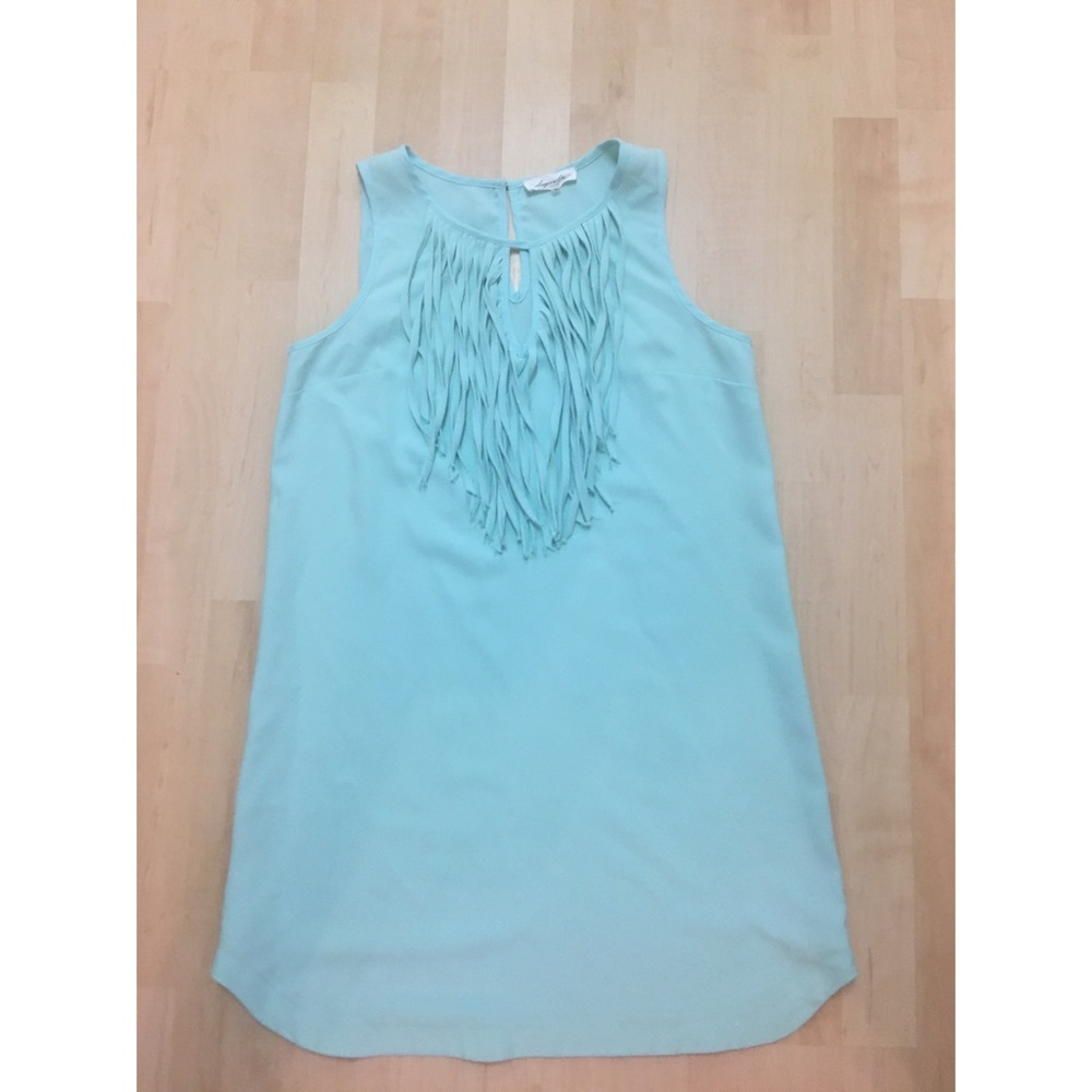 Turquoise and Fringe Dress