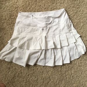 Lululemon white skirt