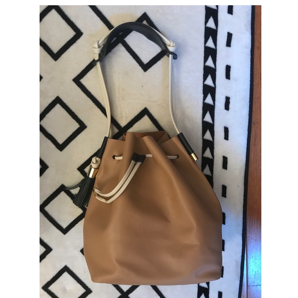 Vince Camuto Leather Bucket Bag