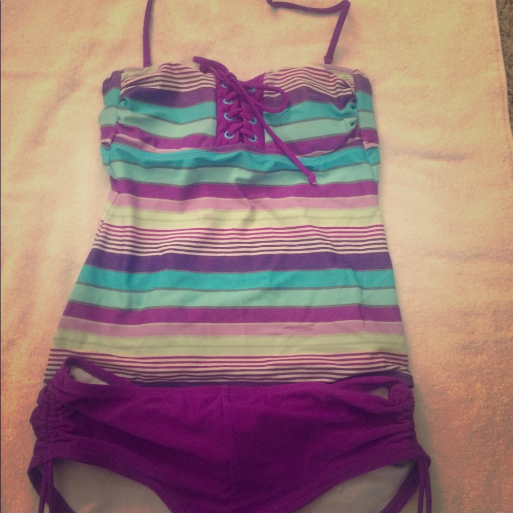 Striped tankini!