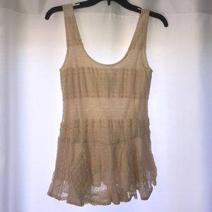 Anthropologie lace tank