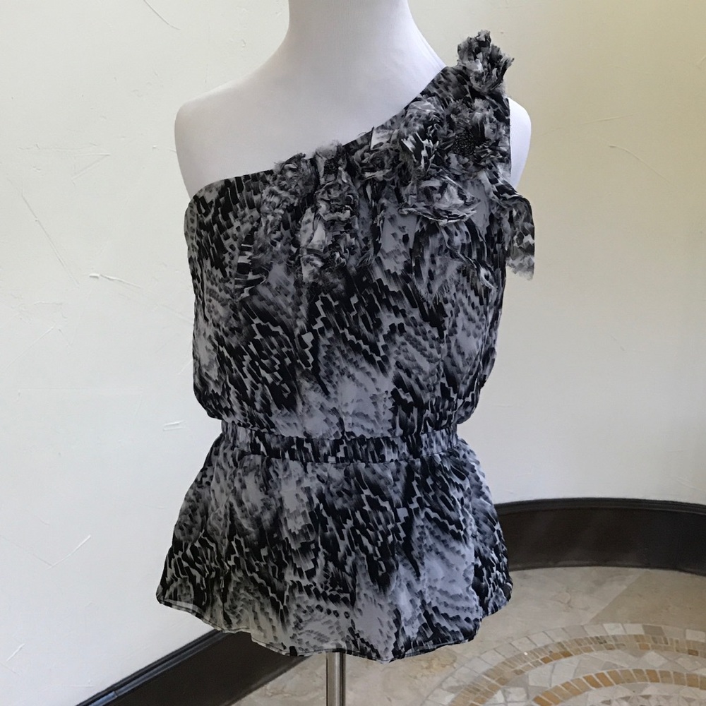 One shoulder Bebe top