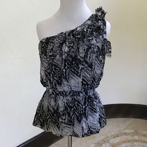 One shoulder Bebe top