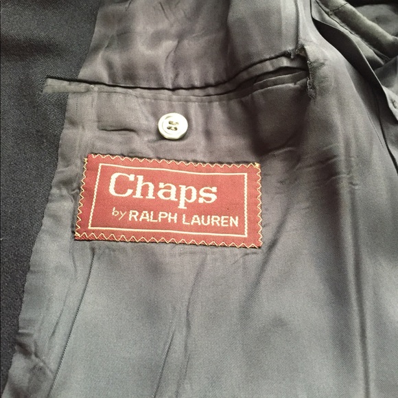 Chaps by Ralph Louren Blue Virgin Wool Blazer - Picture 3 of 3