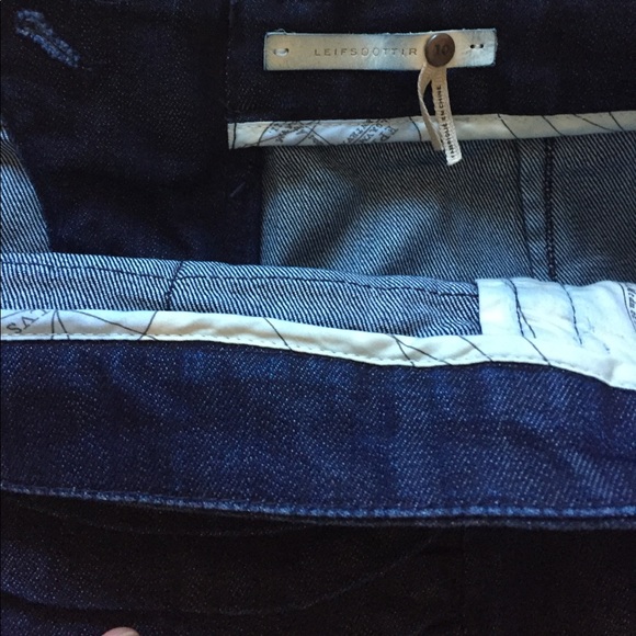 Leifs Dottir denim mini skirt - Picture 2 of 2