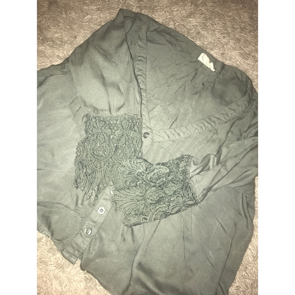 LA HEARTS | GREEN MID SLEEVE
