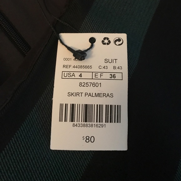 Long striped pencil skirt - Picture 6 of 8