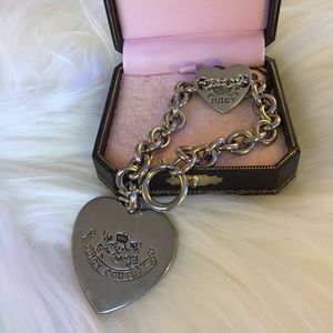 Authentic Juicy Couture Heart Toggle Bracelet