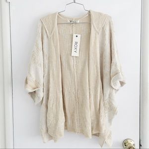 Roxy Hooded Half Sleeve Cardigan