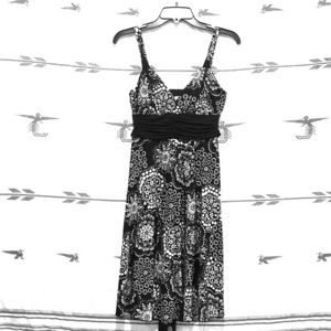 Black and white summer dress.