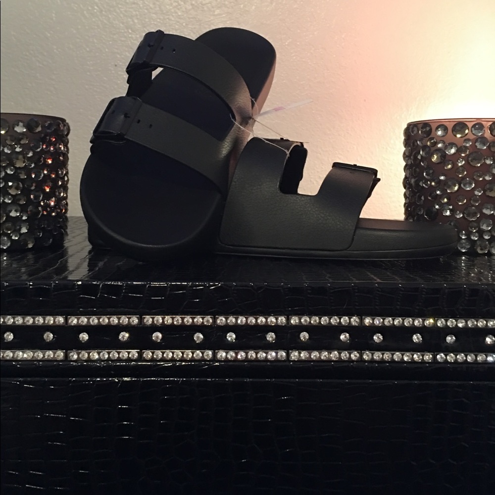 NEW PINK BIRKENSTOCK STYLE SANDALS SIZE LARGE