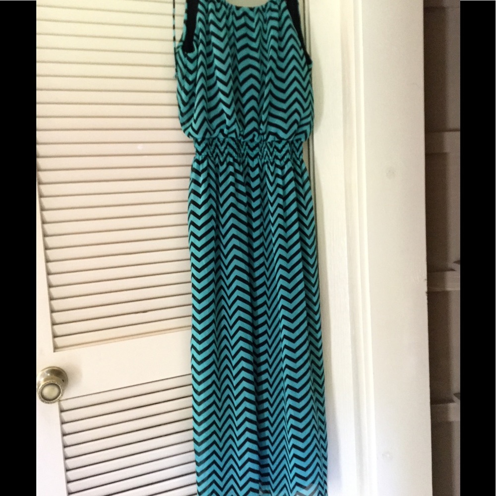 New Chevron Maxi Dress