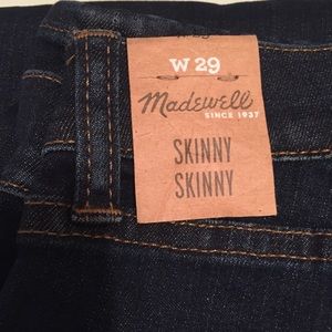 Madewell skinny jeans