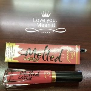 Too Faced Melted Latex high shine lipstick