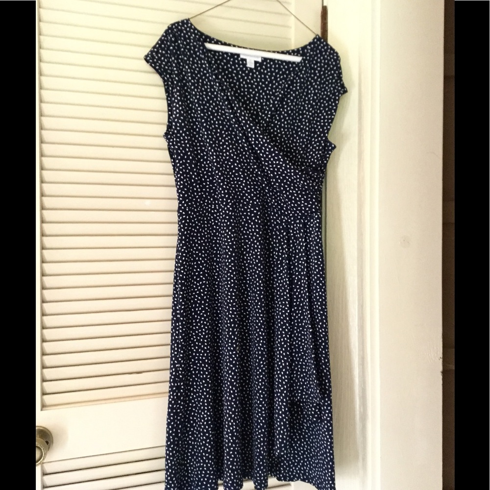 Cute Navy/White Dress