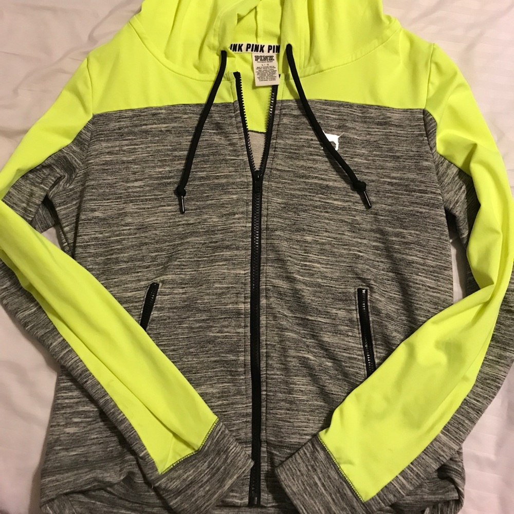 PINK / VS Neon Yellow jacket