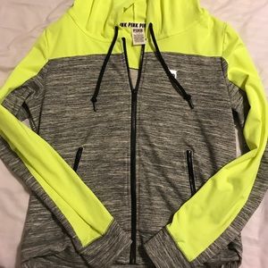 PINK / VS Neon Yellow jacket