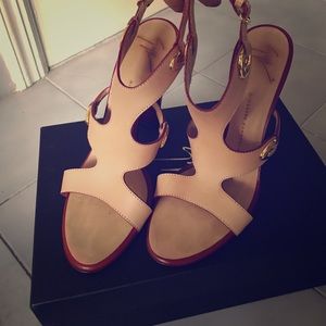 Giuseppe Zanotti Bicolor Leather Sandals