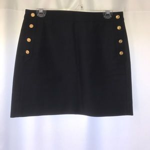 J. Crew navy skirt