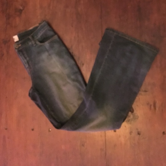 Moschino Donna Wide Leg Flare Distressed Denim - Picture 4 of 6