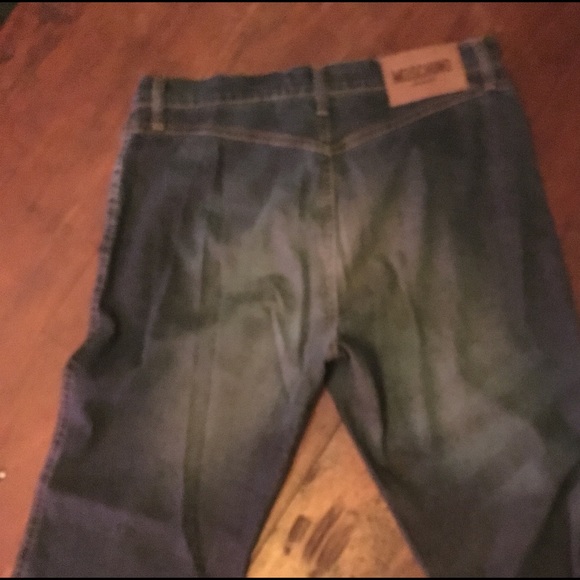 Moschino Donna Wide Leg Flare Distressed Denim - Picture 5 of 6