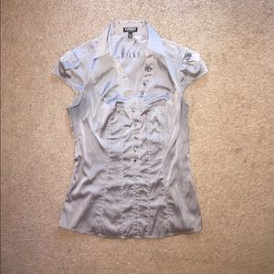 Express Gray Top