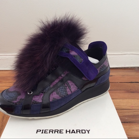 Pierre Hardy Suede Calf Sneakers - Picture 3 of 4