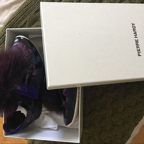 Pierre Hardy Suede Calf Sneakers - Picture 4 of 4