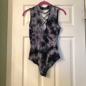 LAST HOUR TO BUY  Tie dye bodysuit
