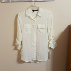 Cream blouse