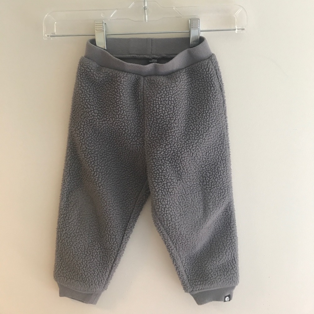 Cheap Monday Gray Fleece "Baby Teddy" Pants
