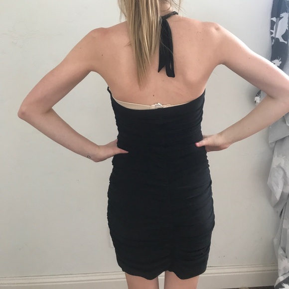 Black Cocktail Dress - Picture 3 of 4