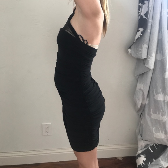 Black Cocktail Dress - Picture 4 of 4