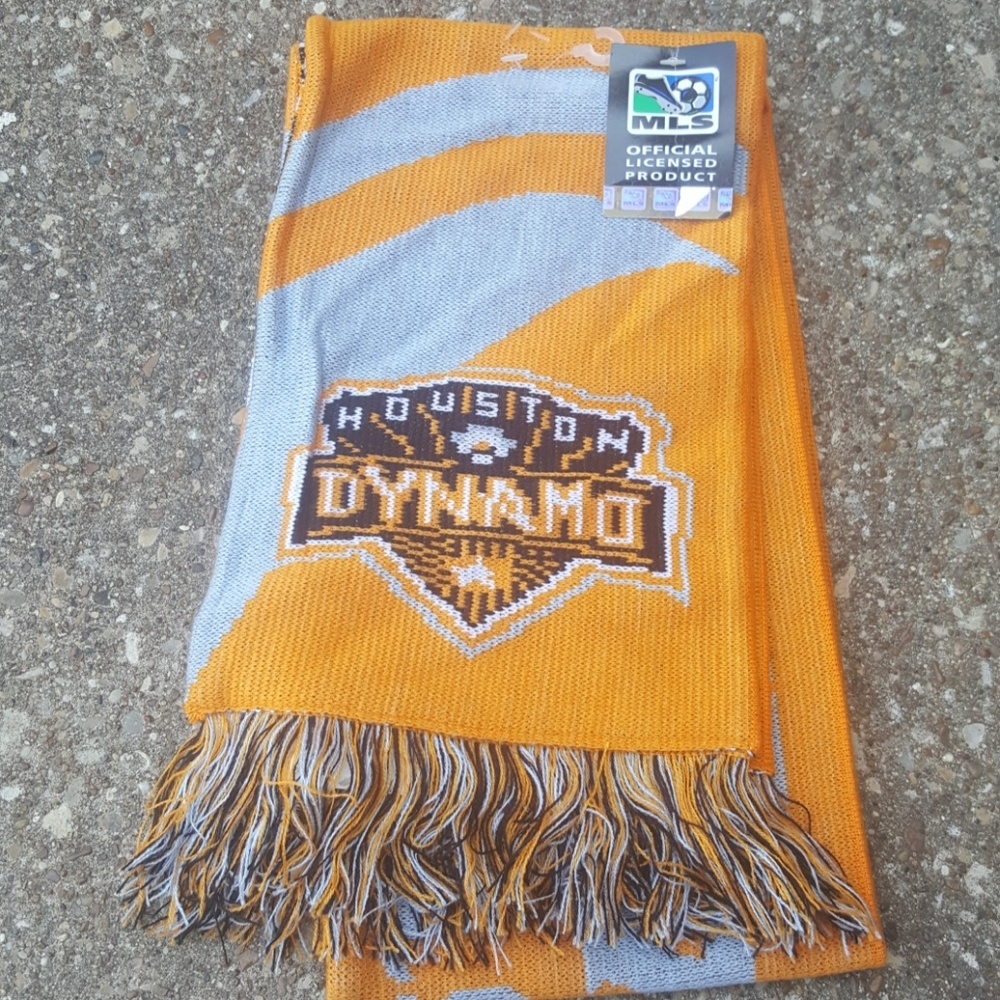 Houston Dynamo Adidas Scarf MLS Soccer NWT