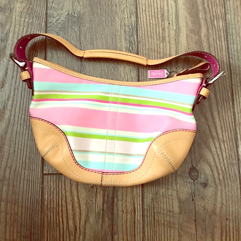 Summer Time Coach Shoulder Bag