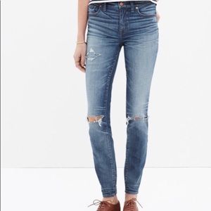 Madewell distressed high rise