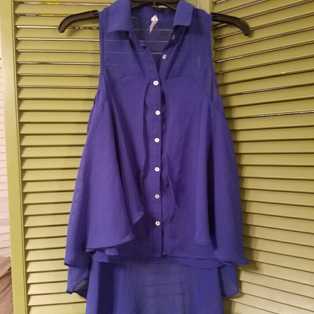 Royal Blue Top