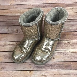Ugg Gold Sparkle Boots