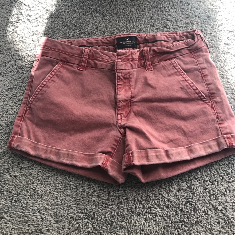 Light red American Eagle shorts