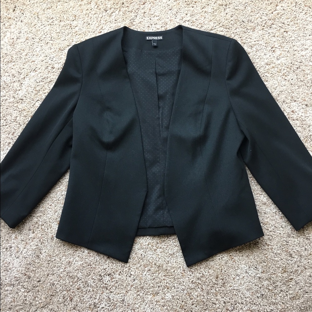NWOT cropped Express blazer