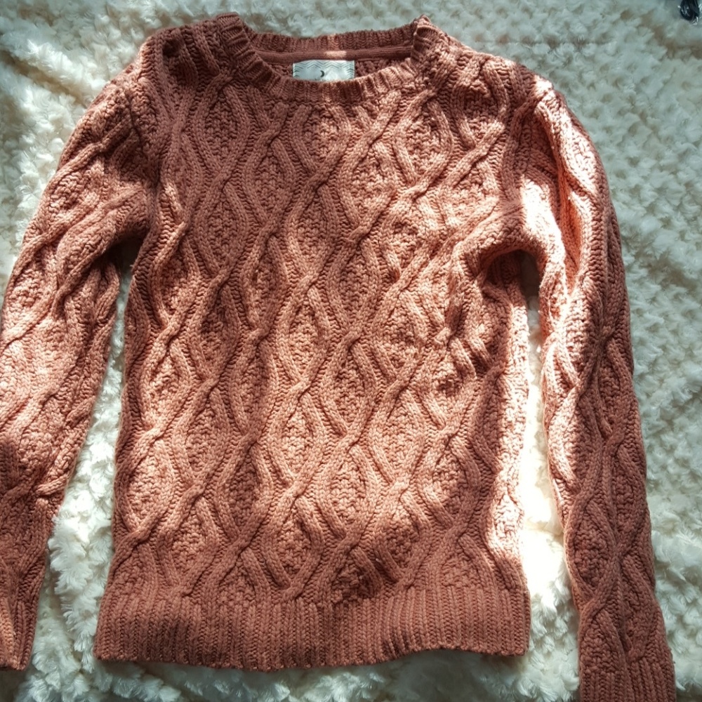 Rose chunky knit sweater by Ruby Moon