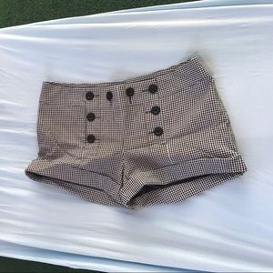 Gingham Shorts