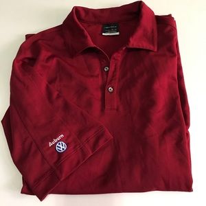 Burgundy Men's Nike Golf Shirt