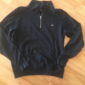 black PINK quarter zip