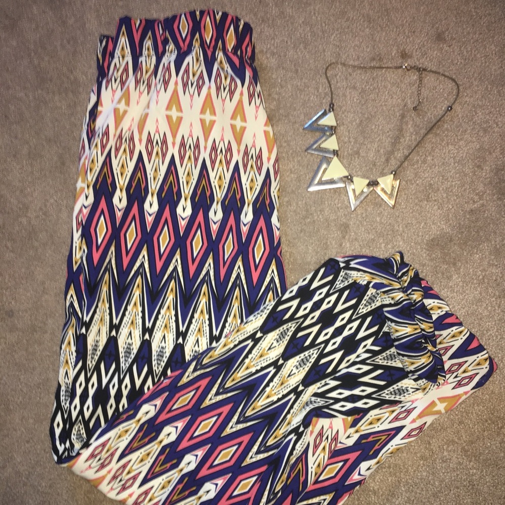 Aztec printed pants